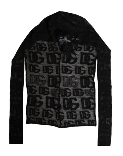 Dolce & Gabbana Cotton Nylon Mesh & Elastane Balaclava - Black