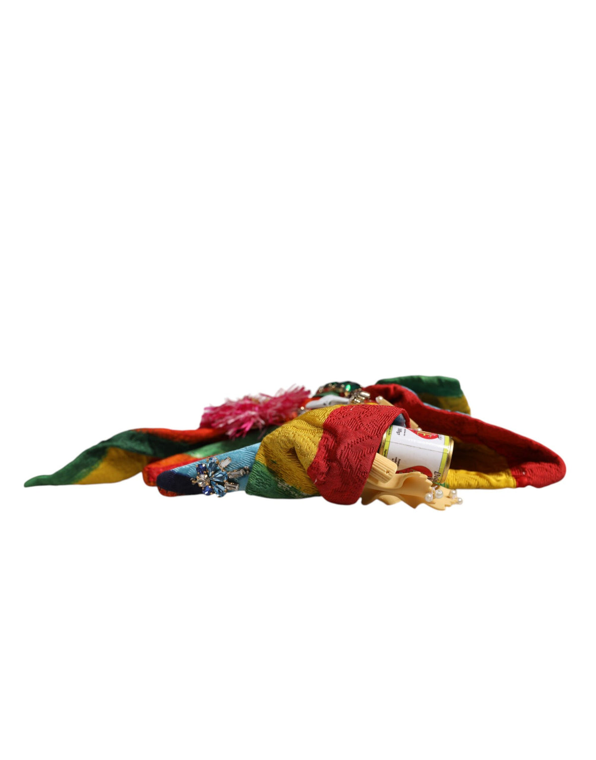 Dolce & Gabbana Cotton Viscose & Crystal Headband - Multicolor Floral