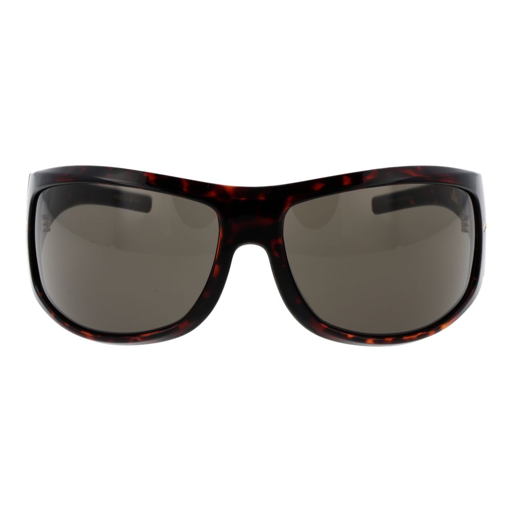 Sunglasses by Hugo Boss for women in eco-polyamide brown features an ethereal rectangle full-rim frame design with brown coloured frame frames and non-polarized category-3-dark-tint lens for a ethereal finish.