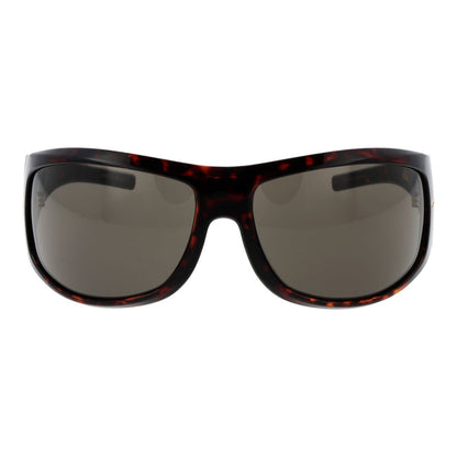 Sunglasses by Hugo Boss for women in eco-polyamide brown features an ethereal rectangle full-rim frame design with brown coloured frame frames and non-polarized category-3-dark-tint lens for a ethereal finish.