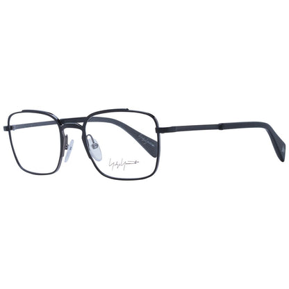 Eyeglasses Frames by Yohji Yamamoto for men in metal and black showcases an refined full-frame frame design featuring a sophisticated black coloured frame for an refined and refined aesthetic.