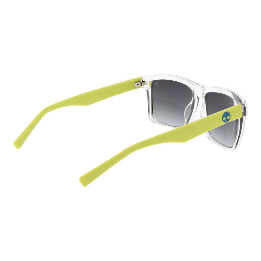 This Sunglasses by Timberland for men in white presents a sumptuous silhouette, showcasing a sumptuous full-rim square frame design in white coloured frame and high-performance gradient category-3-dark-tint lens.