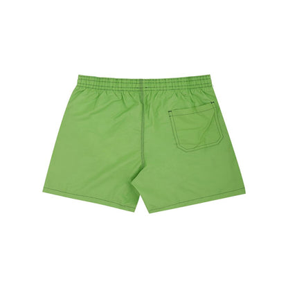 Swim Shorts by Malo for men in polyester and green showcases a sinuous silhouette, expertly cut for a sinuous fit as part of the Men's Polyester Swim Shorts collection.