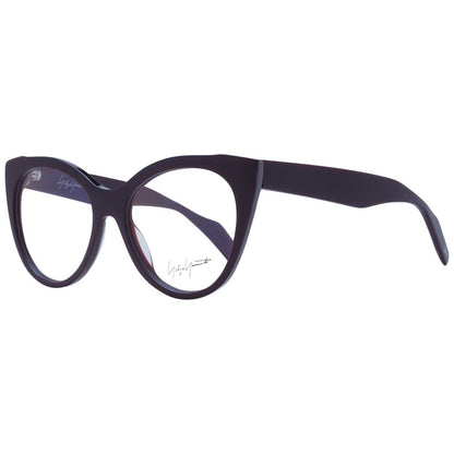 Eyeglasses Frames by Yohji Yamamoto for women in plastic purple features a refined silhouette, showcasing a refined purple coloured frame and full-frame frame design for a sophisticated, premium look.