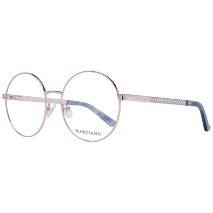 Eyeglasses Frames by Marciano by Guess for women in rose-gold showcases a refined full-frame frame design with a refined rose-gold coloured frame finish for a refined and sophisticated look.