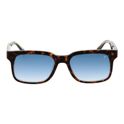 Sunglasses by Scotch & Soda for men in brown features a sumptuous silhouette, showcasing a sumptuous full-rim square frame design in brown coloured frame with high-performance gradient category-2-medium-tint lens.