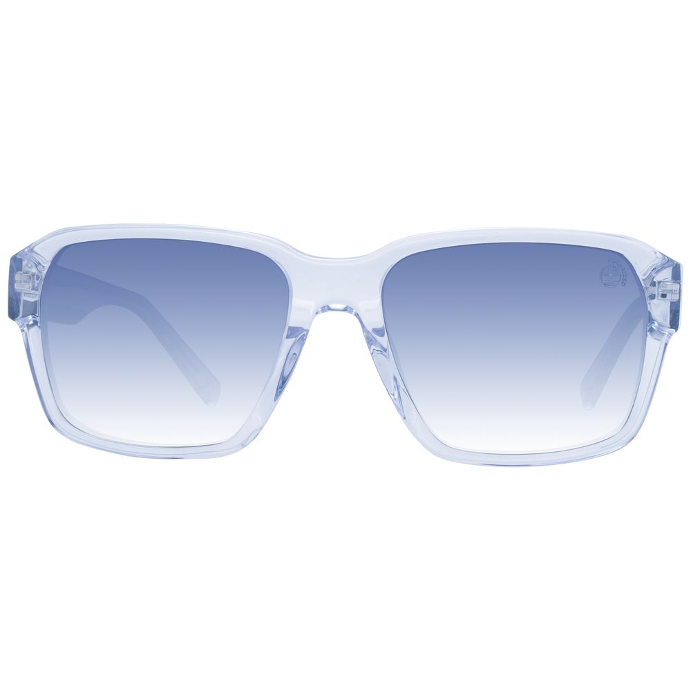 This Sunglasses by Timberland for men in acetate white presents a sumptuous silhouette, showcasing a sumptuous full-rim square frame design in white coloured frame and high-performance polarized gradient category-3-dark-tint lens.
