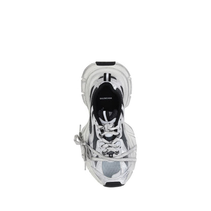 Sneakers by Balenciaga for women in mesh gradient & multicolor features a chic design, perfectly showcasing the chic chunky style of this Aren Icon Women's Chunky Mesh Sneakers.