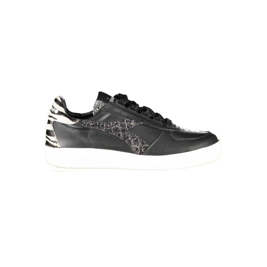 Sneakers by Diadora for women in fabric black features an sumptuous silhouette, showcasing the premium Women's Casual Fabric Sneakers in a sumptuous casual style that offers a sumptuous finish for refined style.