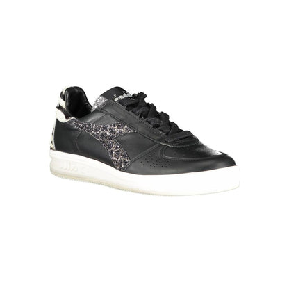 Sneakers by Diadora for women in fabric black features a sumptuous design, perfectly showcasing the sumptuous casual style of this Women's Casual Fabric Sneakers.