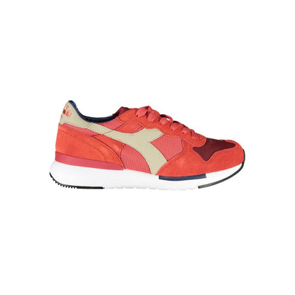 Diadora Women's Casual Cotton & Leather Sneakers - Powder Pink Red
