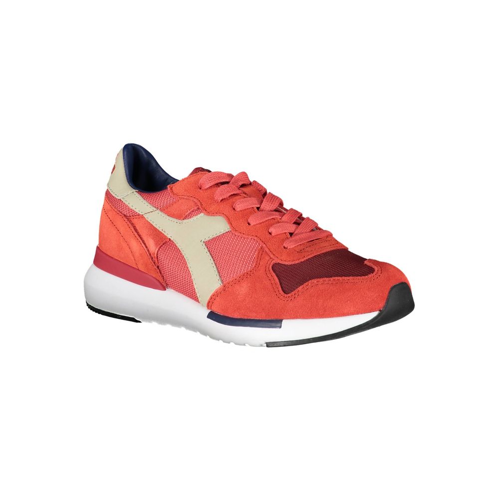 Diadora Women's Casual Cotton & Leather Sneakers - Powder Pink Red