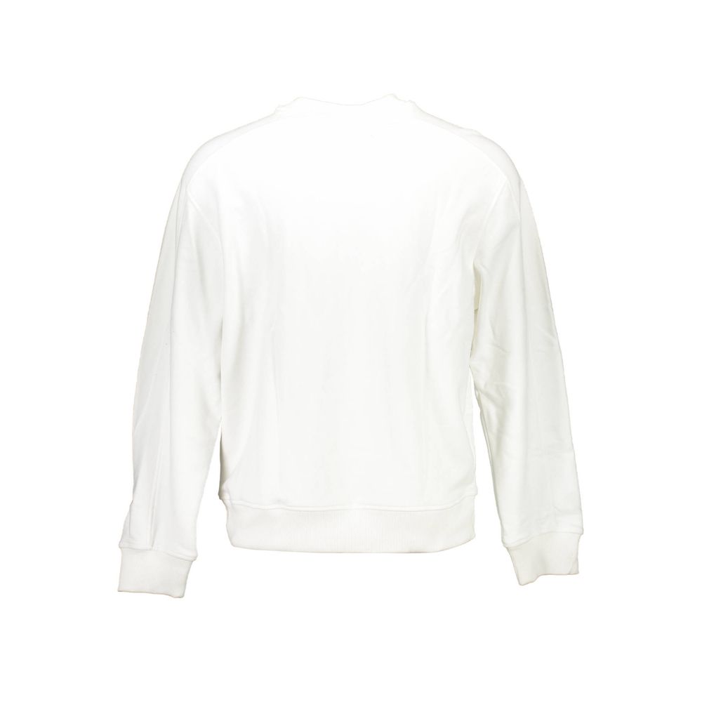 Sweatshirt Sweater by Calvin Klein for men in cotton white features an polished silhouette, showcasing refined and a sophisticated for a truly polished finish.