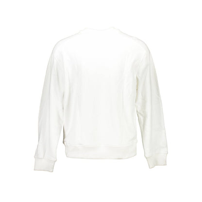 Sweatshirt Sweater by Calvin Klein for men in cotton white features an polished silhouette, showcasing refined and a sophisticated for a truly polished finish.