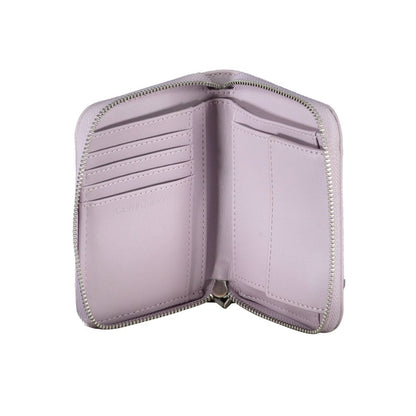 Wallet by Calvin Klein for women in polyester & polyethylene purple presents a refined silhouette, artfully capturing the essence of the Polyester & Polyethylene Wallet design with sophisticated rfid-protection coin-purse for a refined look.