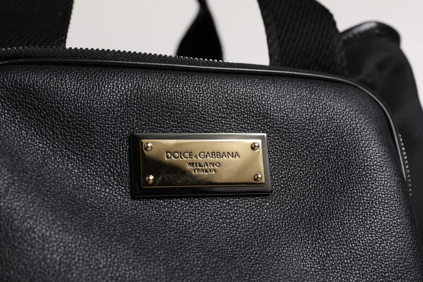 Pet Carry Backpack by Dolce & Gabbana for men in leather & nylon black & silver features an stately silhouette from the Leather Nylon Pet Carry Backpack range, with a secure zipper, ample , and versatile shoulder-strap, handle, adjustable-strap & detachable-strap.