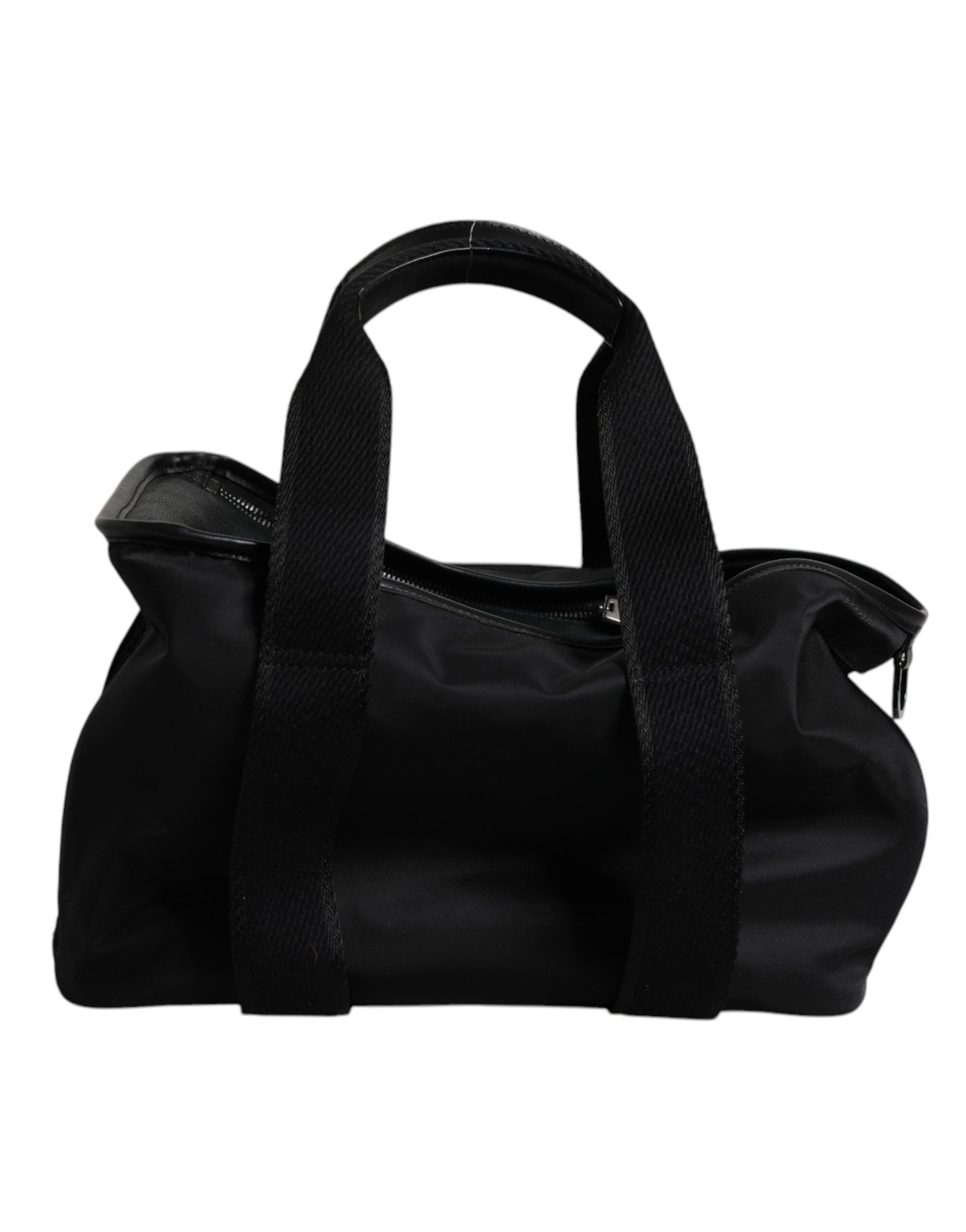 Pet Carry Backpack by Dolce & Gabbana for men in leather & nylon black & silver features a stately Leather Nylon Pet Carry Backpack design, showcasing a secure zipper, ample , and versatile shoulder-strap, handle, adjustable-strap & detachable-strap for a stately finish.