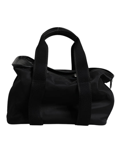 Pet Carry Backpack by Dolce & Gabbana for men in leather & nylon black & silver features a stately Leather Nylon Pet Carry Backpack design, showcasing a secure zipper, ample , and versatile shoulder-strap, handle, adjustable-strap & detachable-strap for a stately finish.