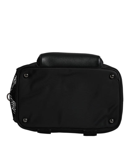 Pet Carry Backpack by Dolce & Gabbana for men in leather & nylon black & silver showcases an architectural Leather Nylon Pet Carry Backpack design, featuring a secure zipper, ample , and architectural shoulder-strap, handle, adjustable-strap & detachable-strap for a sophisticated look.