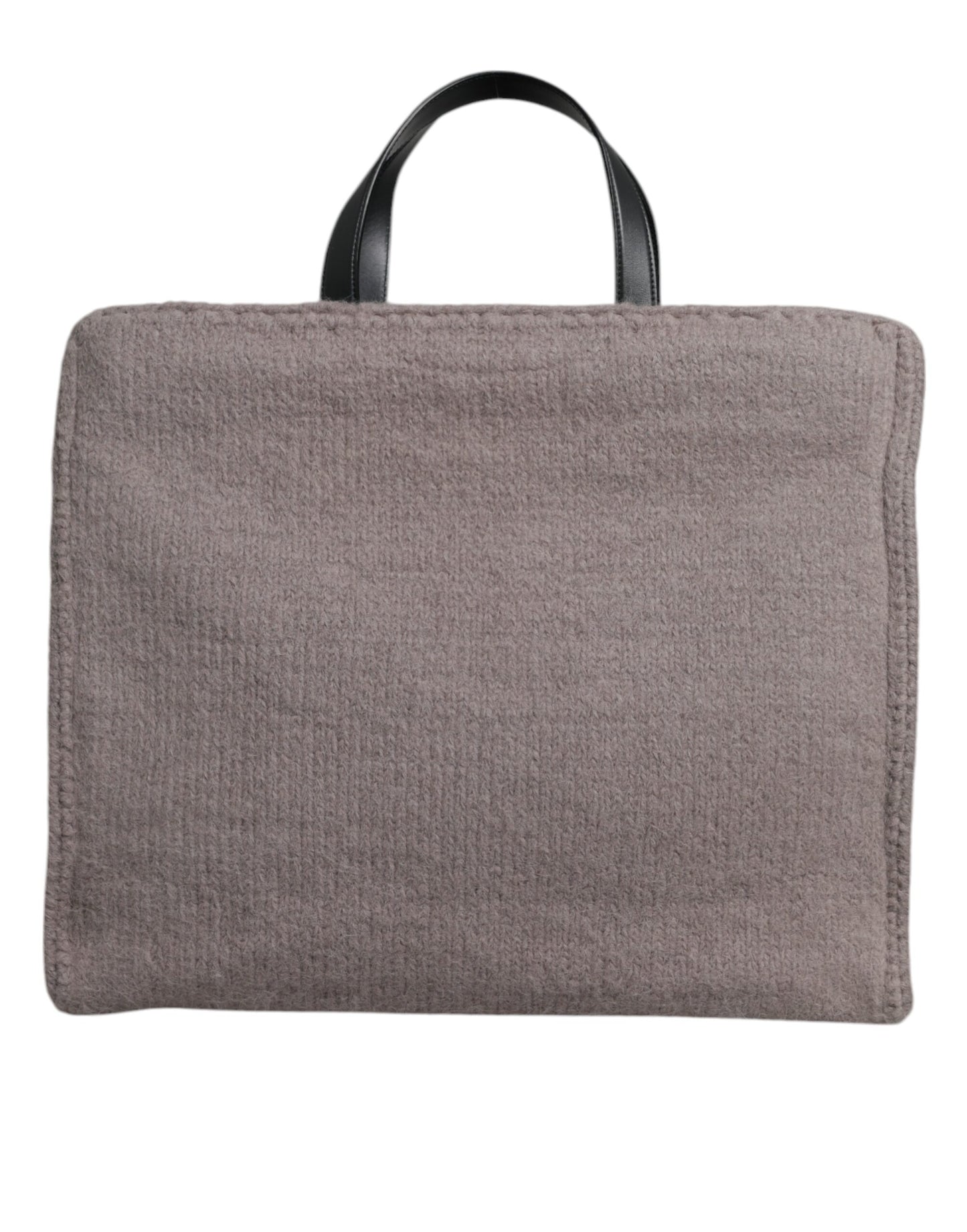 Shoulder Tote Bag by Dolce & Gabbana for men in alpaca wool & leather black & gray features a jet-set sophisticated Alpaca Wool Leather Shoulder Tote Bag design with a secure , ample , and versatile shoulder-strap & handle for a jet-set sophisticated finish.