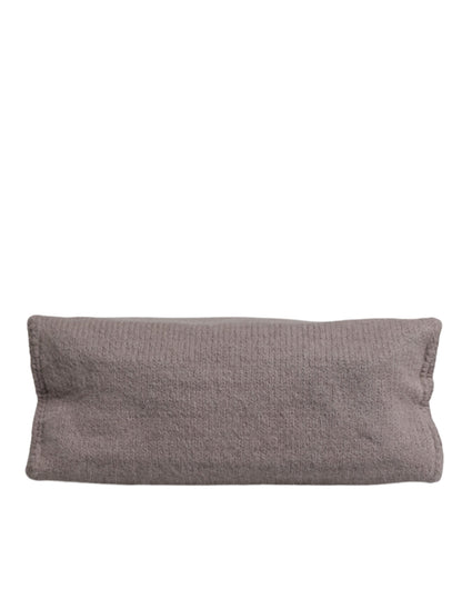 Shoulder Tote Bag by Dolce & Gabbana for men in alpaca wool & leather black & gray showcases a statuesque Alpaca Wool Leather Shoulder Tote Bag design, featuring a secure , ample , and versatile shoulder-strap & handle for a statuesque finish.