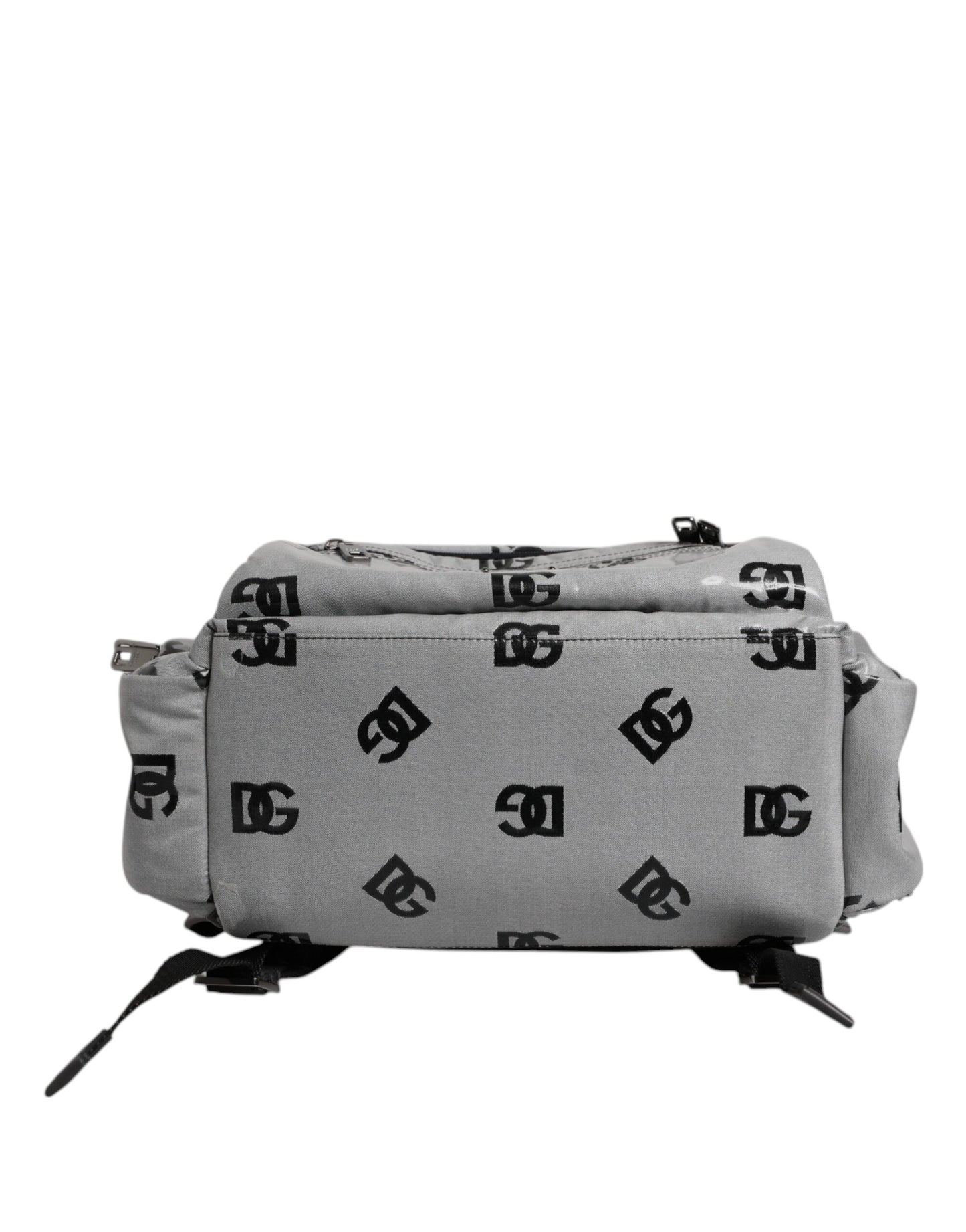 Backpack by Dolce & Gabbana for men in pu leather & cotton black, gray & signature presents a stately PU Leather Cotton Backpack design, showcasing a secure zipper with ample and versatile shoulder-strap & backpack-strap for a stately finish.