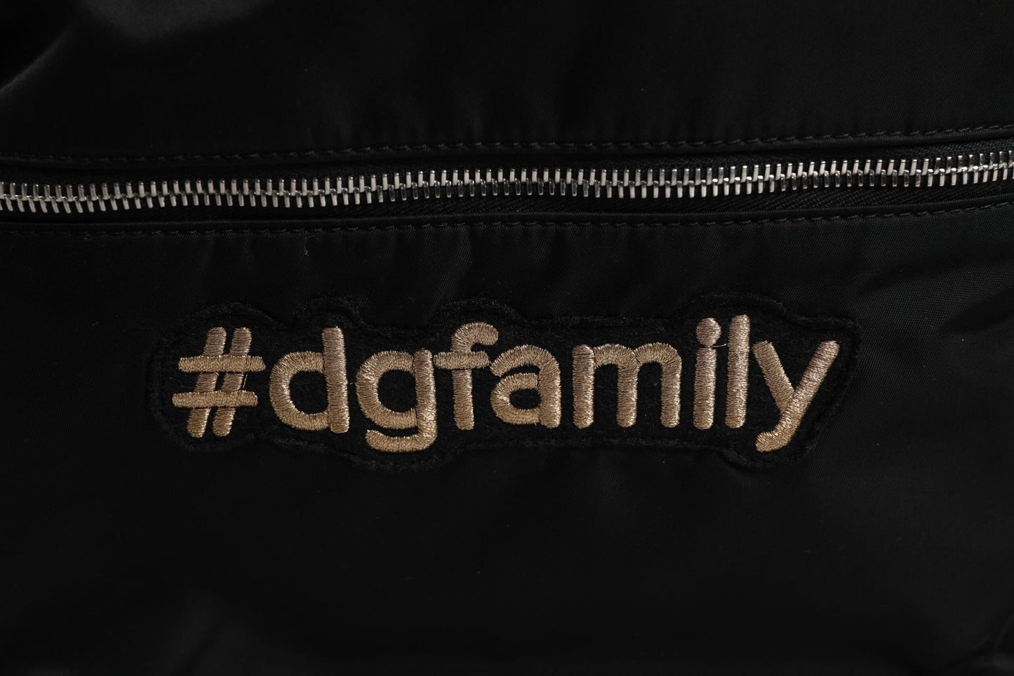 Backpack by Dolce & Gabbana for men in nylon black & signature features a refined silhouette, showcasing the Vulcano Nylon Backpack design with a secure zipper, ample , and versatile shoulder-strap & backpack-strap.
