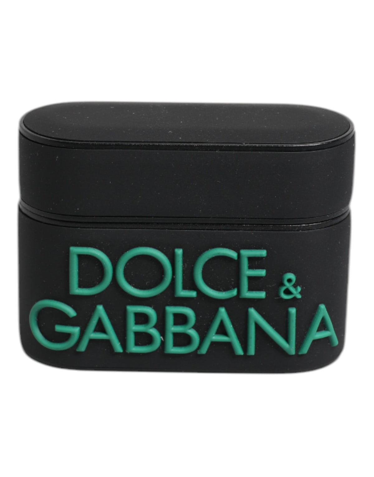 Dolce & Gabbana Polycarbonate PVC Rubber & Silicone Earbuds Carrying Case - Black Green Orange