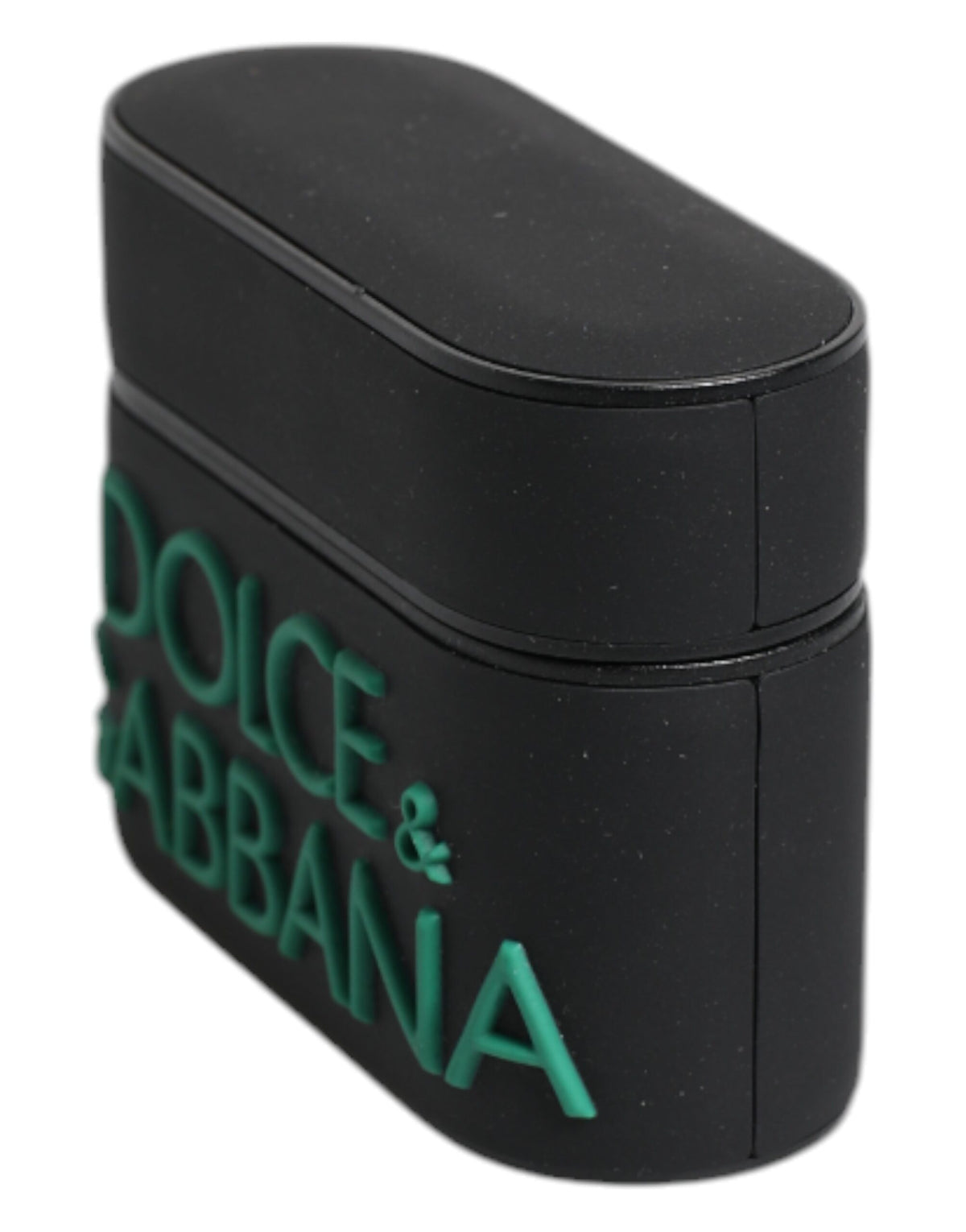 Dolce & Gabbana Polycarbonate PVC Rubber & Silicone Earbuds Carrying Case - Black Green Orange