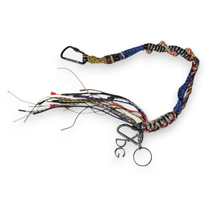 Shoulder Strap by Dolce & Gabbana for women in lyocell multicolor & silver features a chic design, presenting a refined view of the Logo Bag Lyocell Shoulder Strap with a chic finish.