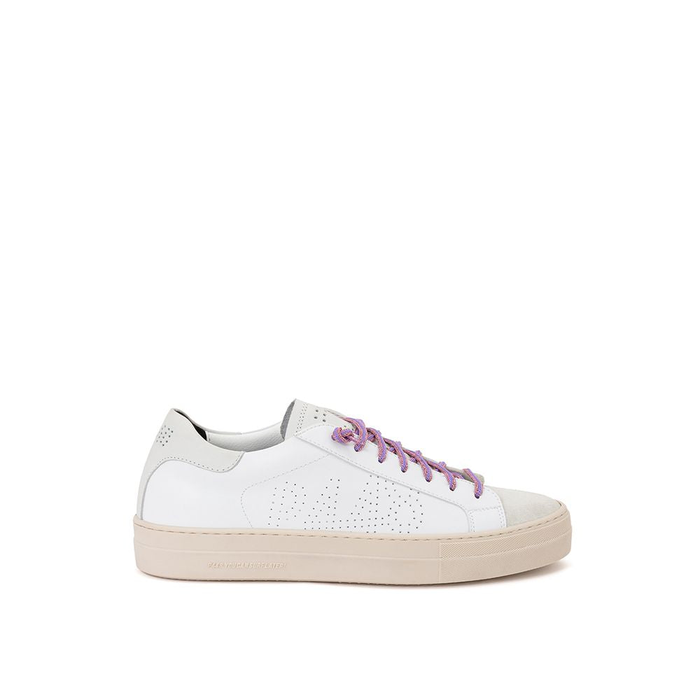 Sneakers by P448 for women in suede leather & lurex fuchsia, ivory & white features an timeless silhouette from the Women's Casual Suede Leather & Lurex Sneakers collection, showcasing a signature casual style with an timeless finish.