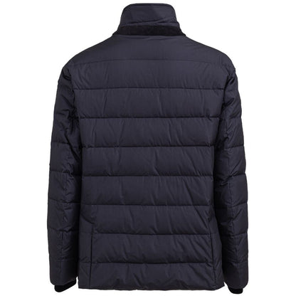 Jacket by Dolce & Gabbana for men in polyester blue presents a authentic silhouette, artfully detailed with a authentic and functional pockets & insulated for a premium authentic finish.