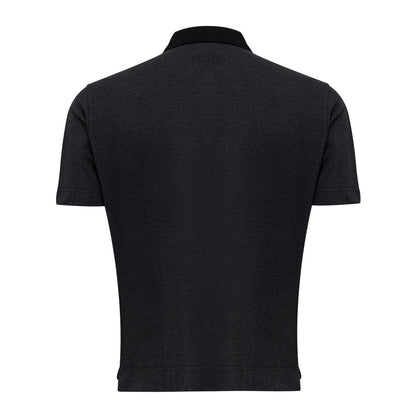 Polo Shirt by Fendi for men in cotton black & yellow presents a distinguished silhouette, showcasing a sophisticated and distinguished for a truly distinguished finish.