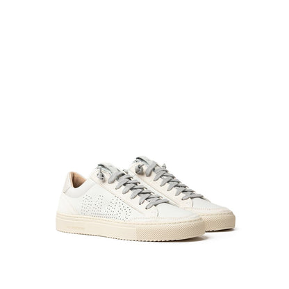 Sneakers by P448 for women in leather white & signature features an fashionable silhouette, showcasing the premium Women's Casual Leather Sneakers in a fashionable casual style that offers a fashionable finish for refined style.