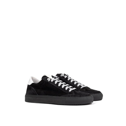 Sneakers by P448 for men in suede leather black & white features a chic design, perfectly showcasing the chic fashion style of this Men's Fashion Suede Leather Sneakers.