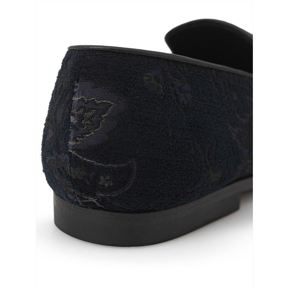 Loafer Shoes by Etro for men in leather modal & viscose blue, jacquard & print showcases a timeless silhouette from the Men's Leather Modal & Viscose Loafer Shoes collection, featuring a timeless and for a timeless finish.