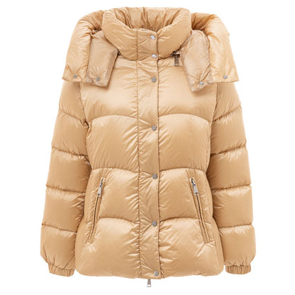 Jacket by Add for women in polyamide yellow features an utilitarian silhouette with a refined , showcasing sophisticated lightweight for an utilitarian aesthetic.