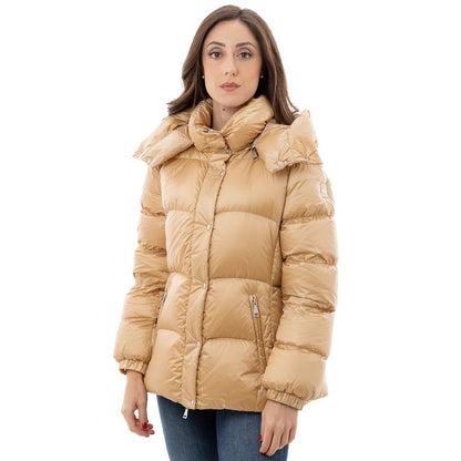 Jacket by Add for women in polyamide yellow showcases a enveloping silhouette, artfully detailed with a enveloping and premium lightweight for a truly enveloping finish.