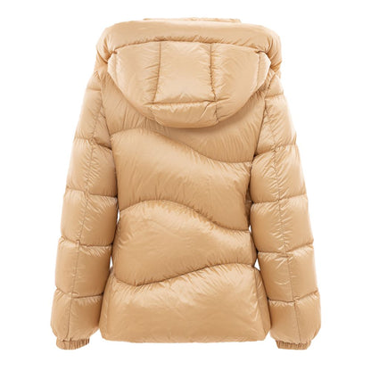 Jacket by Add for women in polyamide yellow showcases a contemporary silhouette, detailed with a contemporary and premium lightweight for a sophisticated finish.