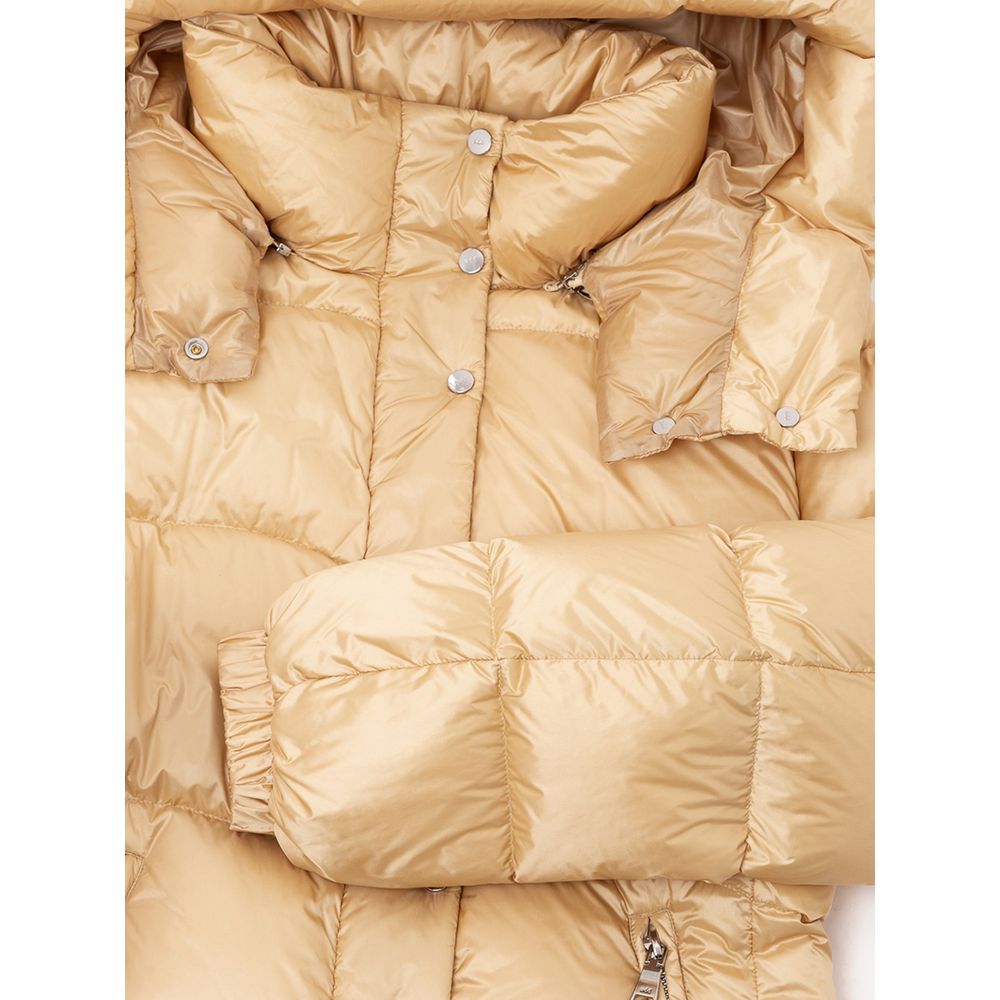 Jacket by Add for women in polyamide yellow features an utilitarian silhouette with a refined , showcasing sophisticated lightweight for an utilitarian aesthetic.