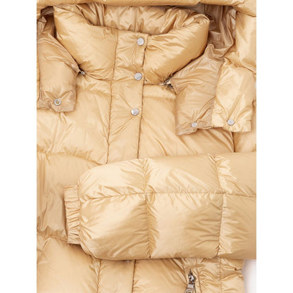 Jacket by Add for women in polyamide yellow features an utilitarian silhouette with a refined , showcasing sophisticated lightweight for an utilitarian aesthetic.