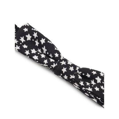 Necktie by Dolce & Gabbana for men in silk black, white & print features an effortlessly chic silhouette, showcasing a sophisticated effortlessly chic finish from the signature Star Silk Necktie collection.