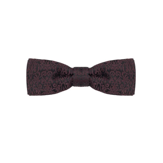 Necktie by Dolce & Gabbana for men in silk black & purple showcases a stately silhouette, expertly detailed with a stately finish that perfectly captures the sophisticated essence of the Silk Necktie.