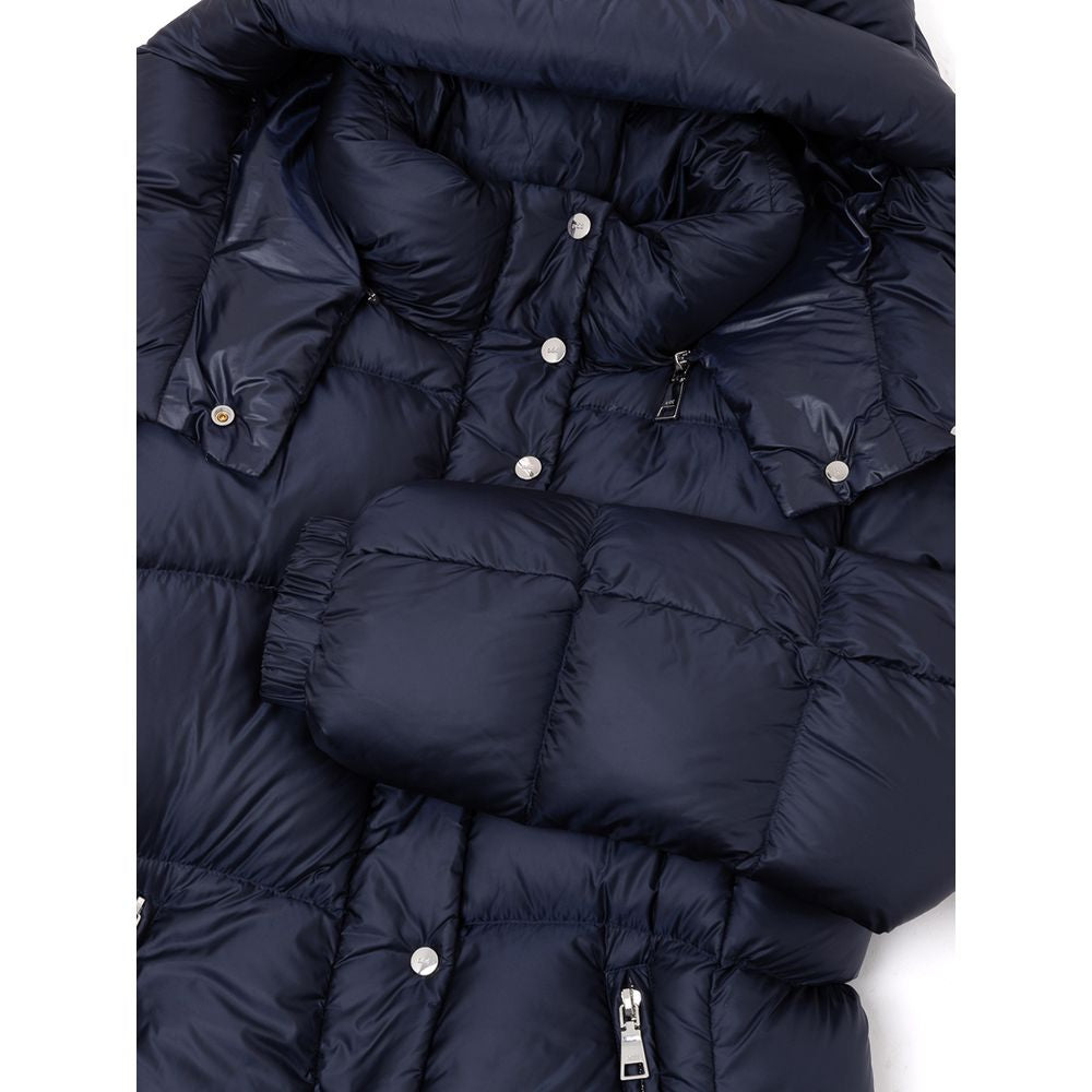 Jacket by Add for women in polyamide blue features an utilitarian silhouette with a refined , showcasing sophisticated for an utilitarian aesthetic.