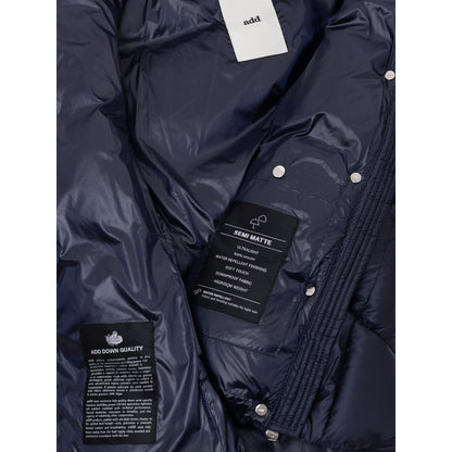 Jacket by Add for women in polyamide blue showcases a enveloping silhouette, artfully detailed with a enveloping and premium for a truly enveloping finish.
