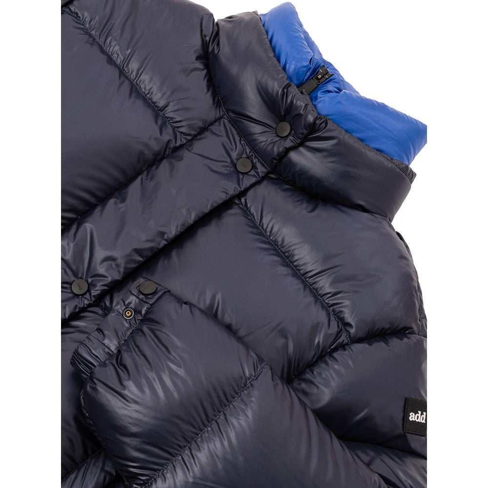 Jacket by Add for women in polyamide blue showcases a contemporary silhouette, detailed with a contemporary and premium for a sophisticated finish.