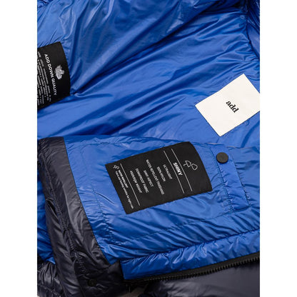 Jacket by Add for women in polyamide blue presents a authentic silhouette, artfully detailed with a authentic and functional for a premium authentic finish.