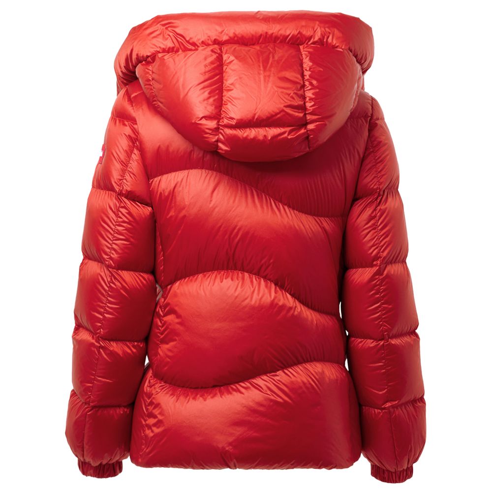 Jacket by Add for women in polyamide red showcases a contemporary silhouette, detailed with a contemporary and premium for a sophisticated finish.