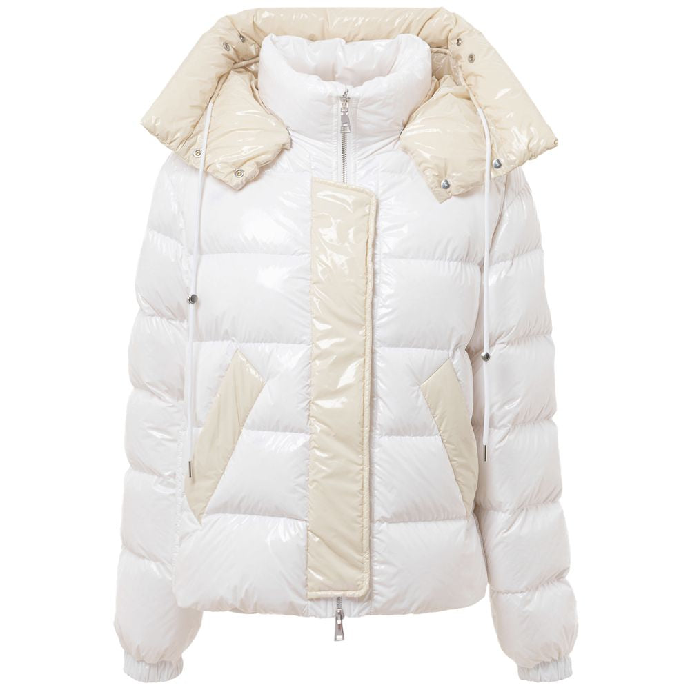 Jacket by Add for women in polyamide white showcases a enveloping silhouette, artfully detailed with a enveloping and premium for a truly enveloping finish.
