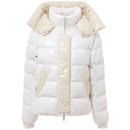 Jacket by Add for women in polyamide white showcases a enveloping silhouette, artfully detailed with a enveloping and premium for a truly enveloping finish.